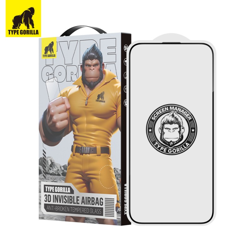 Apple iPhone 17 Blueo Armor Airbag 3D Üvegfólia - (Szilikon szélű)
